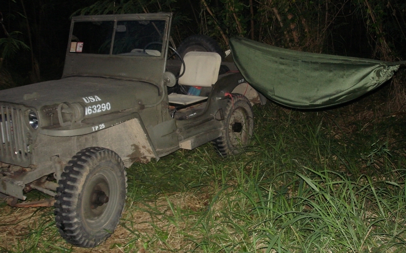 NoNet Hammock with FordMB Jeep
